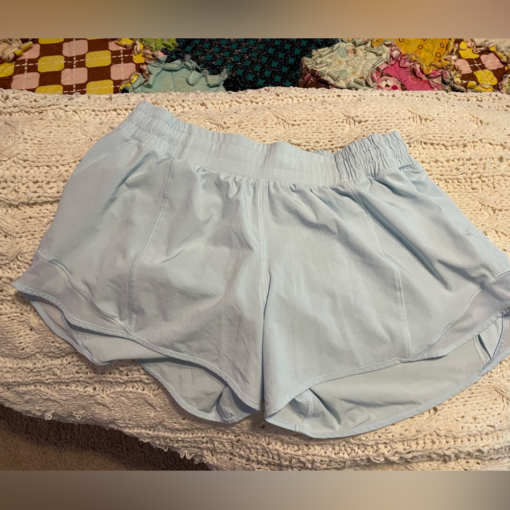 powder blue🩵🩵 lulu hotty hot shorts